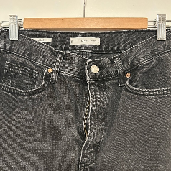 Mango Black Straight Leg Matilda Jeans - Picture 4 of 8